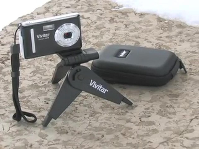 Vivitar&reg; 10 - megapixel Digital Camera with BONUS 2GB Card / Case / Tripod - image 10 from the video